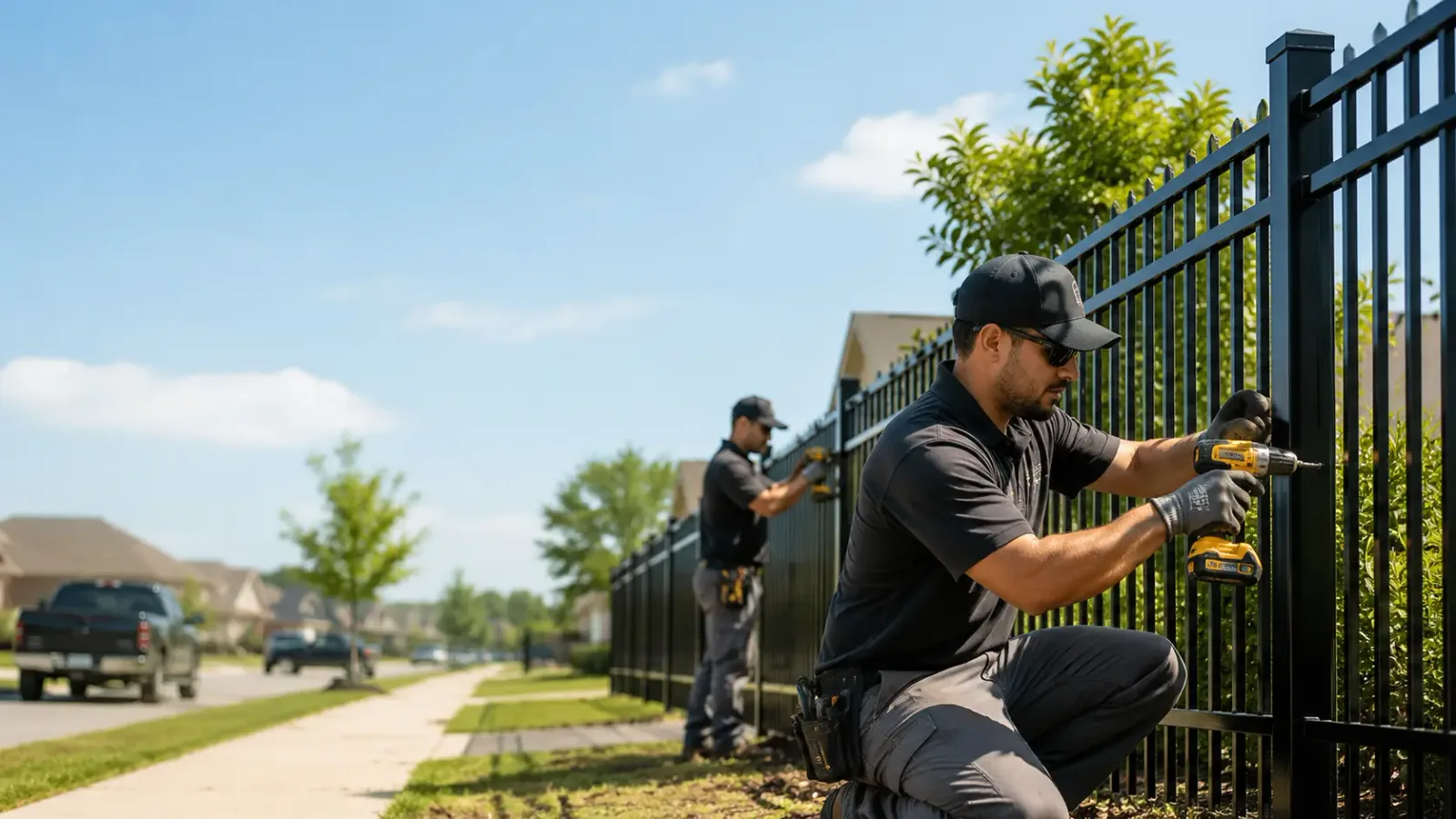 Metal Fence Installation in Vinton, LA
